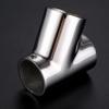 Pare of Marine Boat 316 Stainless Steel Hand Rail Fitting 60 Degree Tee Hardware Tube (Left &Right Each One) (22mm (7/8inch)) view 4