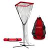 PowerNet Volleyball Setter Trainer Net and Large Carry Bag Bundle, Adjustable Height, Great for Indoor and Outdoor Practice, Built-in Drawstring Ball Release view 1