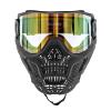 HK Army HSTL Skull Paintball Goggle/Airsoft Mask (Black, Gold) view 3