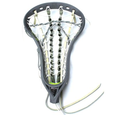 EVERY SPORT FOR LESS.COM Brine Dynasty Elite II Limited Edition Flex Pocket Strung Lacrosse Head - Titanium/Vibrant Yellow