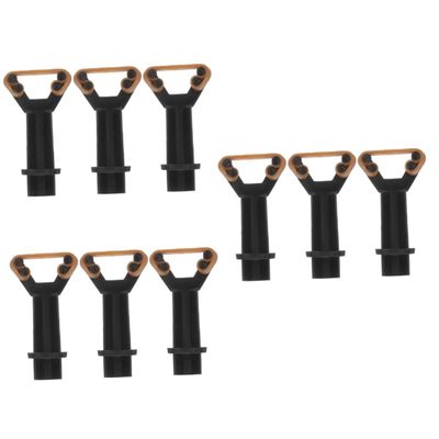 BESPORTBLE 9pcs Pool Cue Tip Repair Tool Elastic Tip Clamp for Billiard Cues Lightweight and Portable Accessory for Pool Players