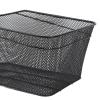BEIJIALY Rear Bike Basket, Waterproof Metal Wire Bicycle Basket, 20L Capacity 20kg Bearing Waterproof Rack Storage Bag for Outdoor view 3