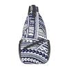 WURTON Blue Polynesian Maori Tribal Pattern Sling Backpack, Multipurpose Travel Hiking Daypack Rope Crossbody Shoulder Bag view 1