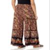 Angie Women's Wide Leg Pants with Lace Inserts view 2