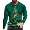 Christmas Long Sleeve T-Shirts, Men Women Funny Xmas Holiday Printed Tops, Vacation Christmas Shirt Crewneck Tees view 1
