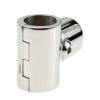 Boat Pipe Connectors Marine Yacht Railing Handrail,Heavy Duty 316 Stainless Steel 60/90 Degree Adjustable Pipe Tube Connector Clamp Marine Hardware-1Pack (Inner Diameter: 1inch, 60 Degree) view 4