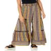 Angie Women's Wide Leg Pants with Lace Inserts view 1