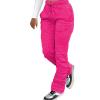ZYXTIM Women's Color Block Jogger Sweatpants Stacked Bell Bottom Skinny Active Workout Pants Legging with Pockets Hot Pink view 1