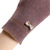 Gloves Full Finger Gloves, Cute Bow Touch Screen Plus Velvet Gloves, Winter Warm Cotton Mittens for Outdoor Cycling Shopping, Brown Full Finger view 4
