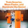 Crown x Starr Pop Up Defenders 3 Pack, 48 inches Tall, with Fillable Sandbags (no Sand), Simulate Defenders for Basketball, Football, Soccer, with Carry Bag & Mini Drill Cones view 3