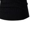 SWJGLITTR Men's Quarter Zip Knitted Pullover Skinny Knit Zip Up Polo Sweater Male Twists Pattern Casual Golf Sweater (Medium,Black) view 4