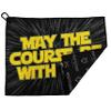 May The Course Be with You Golf Towel - Golf Accessories for Men - Golf Gifts for Men - Printed Funny Golf Towel view 3