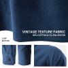 Akkad Kuti Mens Renaissance Shirt Long Sleeve Medieval Retro Lace Up Shirt Men Viking Linen Pirate Costume (Dark Blue, L) view 4