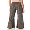 Angie Women's Flare Leg Smocked Waist Printed Pants view 2