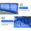 EMYJAY Large-Capacity Water Bag, Outdoor Water Bag Lightweight Drought Soft Water Bag Foldable Good Sealing and Impermeable to Water Under Water Pressure (Color : Blue, Size : 40x28x14IN(240L)) view 3
