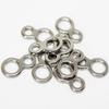 KTGCOZS Pack of 30 Figure 8 Fishing Solid Ring Jigging Rings 14mm~19.5mm Stainless Steel (M# 17.5mm 30pcs) view 1