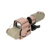 Bravary 558 G33/558 G43/558 G45 Red & Green Dot Holographic Reflex Sight Scope with G33 G43 3X /G45 5X Magnifier Combo Built-in Flip QD Mount (558+G45, Gold)