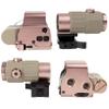 Bravary 558 G33/558 G43/558 G45 Red & Green Dot Holographic Reflex Sight Scope with G33 G43 3X /G45 5X Magnifier Combo Built-in Flip QD Mount (558+G45, Gold) view 2
