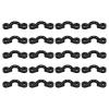 PATIKIL Kayak Pad Eye, 50 Pack Nylon Deck Loops Bimini Boat Top Eye Straps for Kayaks Canoes Boats Tie Down view 1