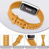 AK Sport Band Compatible with Fitbit Luxe Bands for Women Men, Soft Silicone Replacement Sport Straps Wristbands for Fitbit Luxe Fitness and Wellness Tracker (Small,Turmeric) view 3