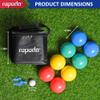 ropoda 90mm Bocce Ball Set, PE Bocce Ball for Beginners, Outdoor Game view 2