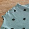 Toddler Baby Little Girls Cotton Pullover Turtleneck T Shirt Top Long Sleeve Bottoming Shirt (Army Green, 5-6 Years) view 4
