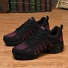 Women's Jazz Shoes Lace-up Dance Sneakers Lady Split Sole Air Cushion Modern Dance Shoes Platform Air Walking Dance Shoes BlackRed view 2