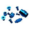 1 Complete Set Handle Patch Screw Fits for Spyderco C223 Para3, CNC Titanium Scales Screws (Size : Blue) view 1