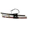 Kodeqian Sword Bag Adjustable Carry Case 3 Sword Holder Katana Frog Strap Belt Ring Leather Sword Holster Sword Holder Zoro Ninja Sword,for Cosplay Anime Costume view 4
