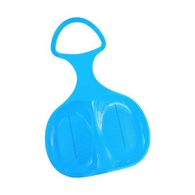 Snow Sled, Downhill Sled Grass Sand Sliding Sled, with Handle, Sleigh Toboggan Large Sledge Snow Luge for Kids Adults, Blue