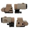 Bravary 558 G33/558 G43/558 G45 Red & Green Dot Holographic Reflex Sight Scope with G33 G43 3X /G45 5X Magnifier Combo Built-in Flip QD Mount (558+G45, Tan) view 2
