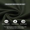 COOFANDY Men's Knit Button Down Shirt Vintage Short Sleeve Polo Shirts Casual Beach Tops Army Green view 4