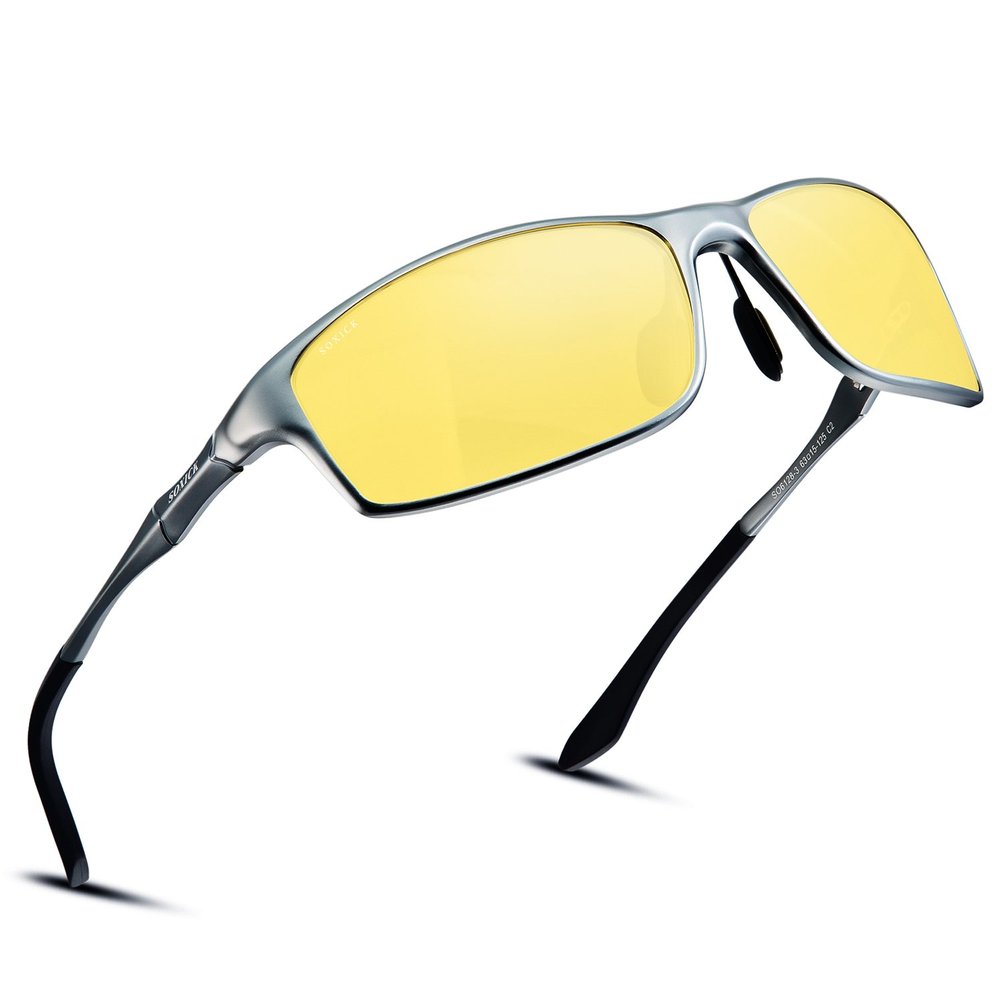 SOXICK Night Driving Glasses for Men, Night Vision Glasses for Driving