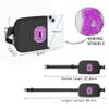 COSHAYSOO Black Fanny Pack for Girls Purse Crossbody Belt Bag with Initials, Personalized 6 7 8 9 10 11 12 Year Old Girl Birthday Valentines Easter Gift Ideas Letter O view 3