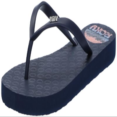 Roxy Women's VIVa Stamp II Flat Sandals, Sky Blue, 6