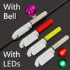 2PCS Fishing Alarm Bell, Fishing Glow Sticks with Buckle, Rod Tip Lights, Night Fishing, Waterproof Luminous Glow Fishing Light For Sea Fishing Rod, Fishing Accessory Fishing Enthusiasts-Green view 3