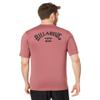 Billabong Men's Standard Arch Wave Loose Fit Short Sleeve Rashguard, Rose Dust view 2