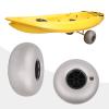 10" Replacement Balloon Wheels Beach Sand Tires for Kayak Dolly Canoe Carts Buggy, 2-Pack (10"- Hole 20mm) view 1