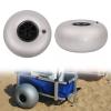 10" Replacement Balloon Wheels Beach Sand Tires for Kayak Dolly Canoe Carts Buggy, 2-Pack (10"- Hole 20mm) view 2