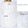 ASKUANG White Thick Long Beard Christmas Party Dress up as Santa Claus White Fancy Dress Costume Long Moustache Santa Beard Costume on Christmas Party view 4
