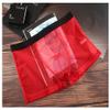 BMYALLEI Men's Underwear Sexy See-through Mesh Breathable Boxer Briefs Men's Transparent Printed Trucks (US, Alpha, X-Large, Regular, Short, Red) view 4