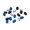 4PCS Full Sized Custom Standoff Spacer Fits for Benchmade Osborne Series 940, Anodized Aluminum Support Shaft (Size : Blue) view 3