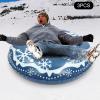 3PCS Snow Sleds Snow Tubes for Sledding,Snow Sleds for Kids and Adult,PVC Ski Circle,Inflatable Sled,Diameter 40inch(Minimum Temperature Resistance: -25/-13F) view 2