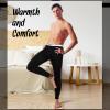 Cutecrop 3 Pack Men's Thermal Underwear Pants Fleece Lined Thermal Pant Leggings for Men Base Layer Bottoms(Large,Black) view 2