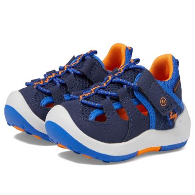 Stride Rite Unisex SRT Wade 2.0 Casual Navy Multi, 12 Width-W