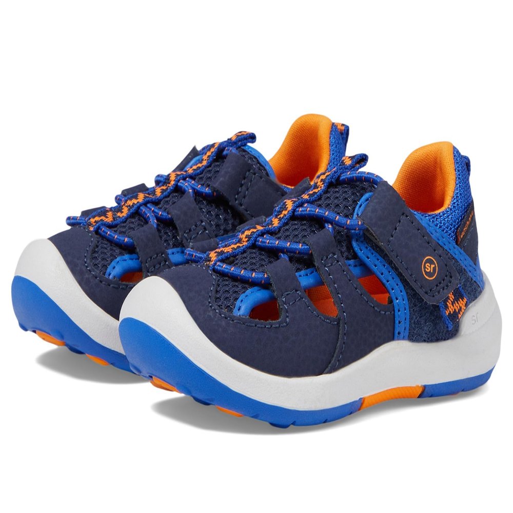 Stride Rite Unisex SRT Wade 2.0 Casual Navy Multi, 12 Width-W