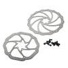 BUCKLOS 203mm MTB Disc Brake Rotor with 6 Bolts and BL-04S 2 Pair Disc Brake Pads for Ceramic Shimano H03A H03C D02S D03S M640 M820 M6120 M7120 view 2