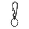Ouligay Titanium Carabiner Keychain Clip Titanium Key Chain Bottle Opener Keychain Heavy Duty Car for Camping Hiking Men Women(Black) view 1