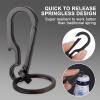 Ouligay Titanium Carabiner Keychain Clip Titanium Key Chain Bottle Opener Keychain Heavy Duty Car for Camping Hiking Men Women(Black) view 4