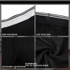 Cutecrop 3 Pack Men's Thermal Underwear Pants Fleece Lined Thermal Pant Leggings for Men Base Layer Bottoms(Large,Black, Gray) view 4